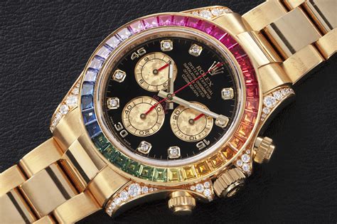 rolex daytona rainbow edition|daytona rainbow rolex for sale.